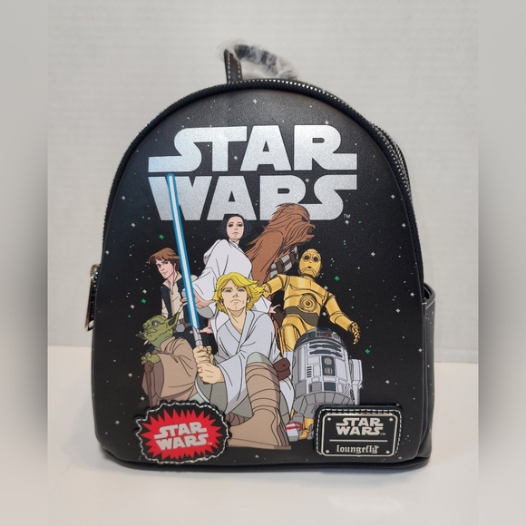 Disney Parks Star Wars Loungefly Glow-In-The-Dark Mini Backpack - NWT - Picture 2 of 9